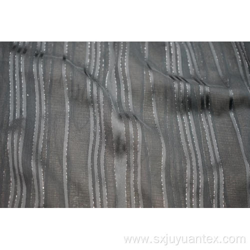 Viscose 50D Filament Lurex Stripe Yoryu Dobby Fabric